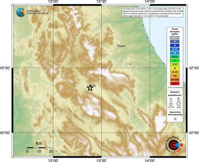 Mappa EMS - località