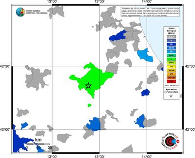 Mappa EMS - territori comuni