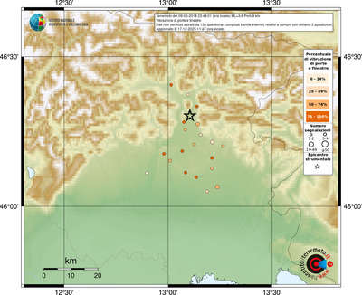 Mappa comuni con almeno 3 questionari