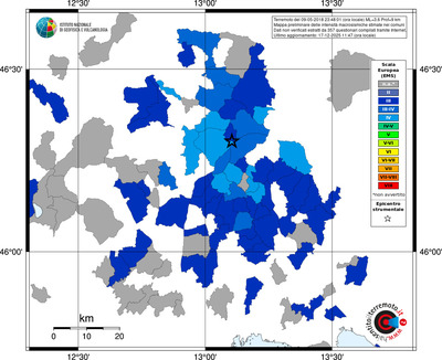 Mappa EMS - territori comuni