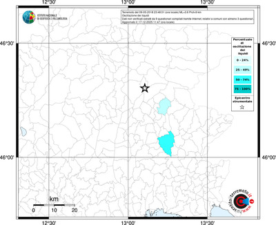Mappa territorio comunale con almeno 3 questionari