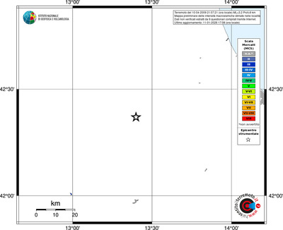 Mappa MCS - territori località