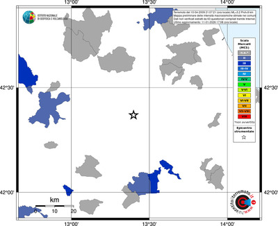 Mappa MCS - territori comuni