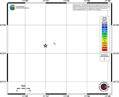 Mappa MCS - territori località
