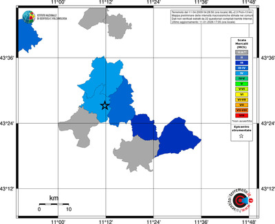 Mappa MCS - territori comuni