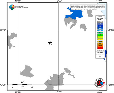 Mappa EMS - territori comuni