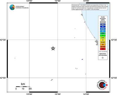 Mappa EMS - territori località