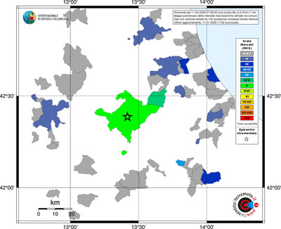 Mappa MCS - territori comuni