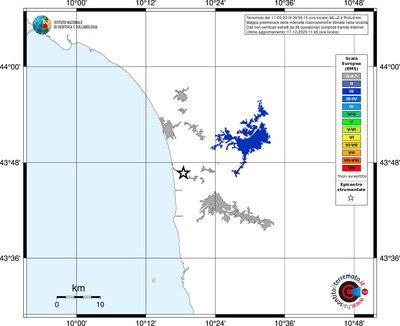 Mappa EMS - territori località