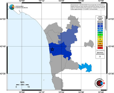 Mappa EMS - territori comuni