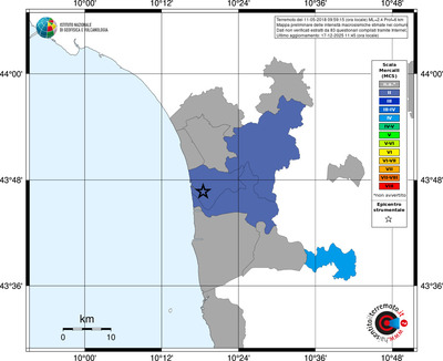 Mappa MCS - territori comuni