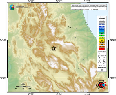 Mappa EMS - località