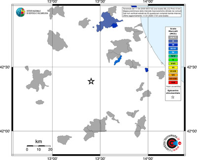Mappa MCS - territori comuni