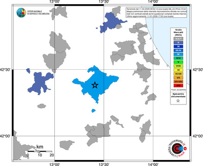Mappa MCS - territori comuni