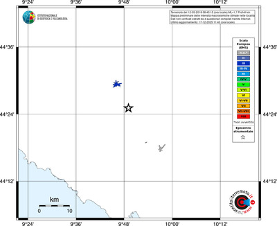 Mappa EMS - territori località