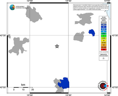 Mappa EMS - territori comuni