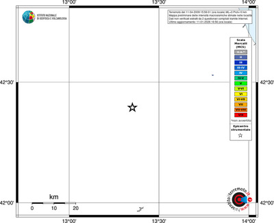 Mappa MCS - territori località