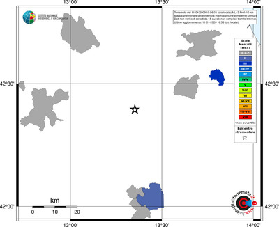 Mappa MCS - territori comuni