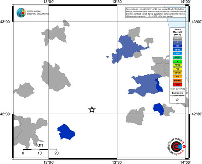Mappa MCS - territori comuni