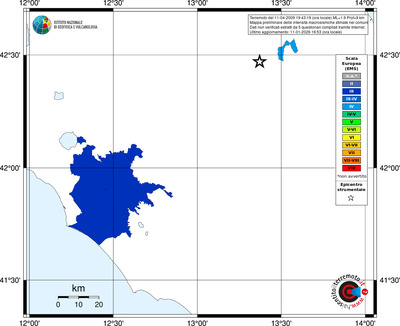 Mappa EMS - territori comuni