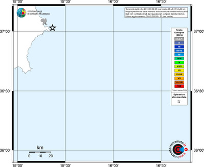 Mappa EMS - territori località