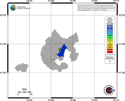 Mappa MCS - territori comuni