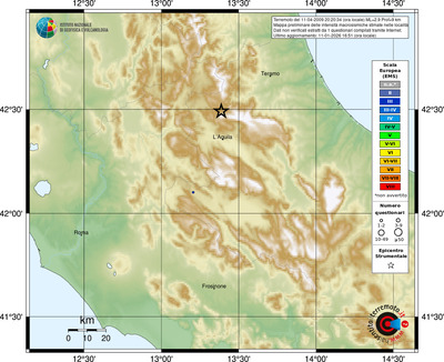 Mappa EMS - località