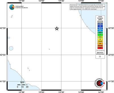 Mappa EMS - territori località