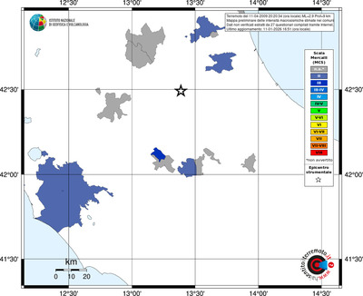 Mappa MCS - territori comuni