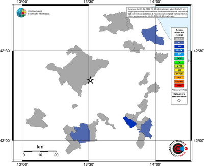 Mappa MCS - territori comuni