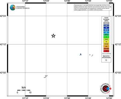 Mappa EMS - territori località