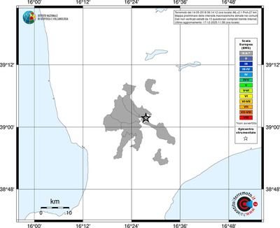 Mappa EMS - territori comuni