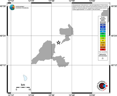 Mappa EMS - territori comuni