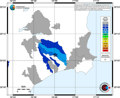 Mappa MCS - territori comuni