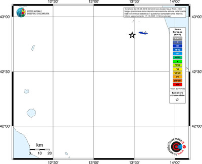 Mappa EMS - territori località