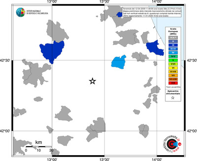 Mappa EMS - territori comuni
