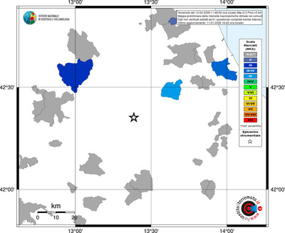 Mappa MCS - territori comuni