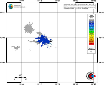 Mappa EMS - territori località