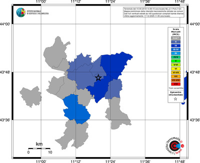 Mappa MCS - territori comuni