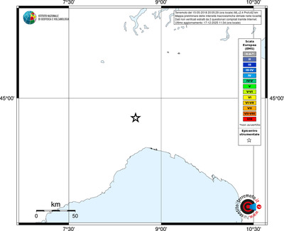 Mappa EMS - territori località
