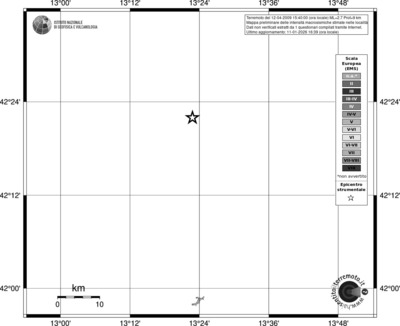 Mappa EMS - territori località