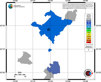 Mappa MCS - territori comuni