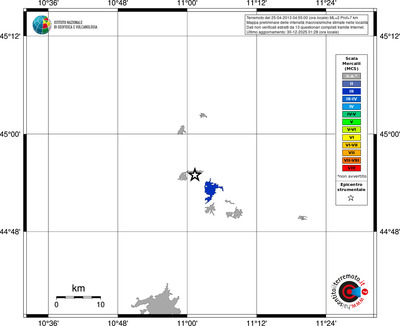 Mappa MCS - territori località