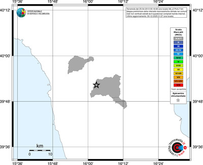 Mappa MCS - territori comuni