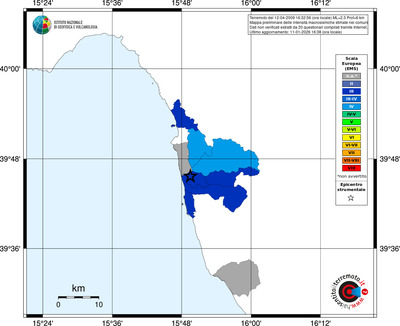 Mappa EMS - territori comuni