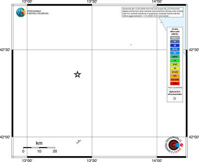 Mappa MCS - territori località
