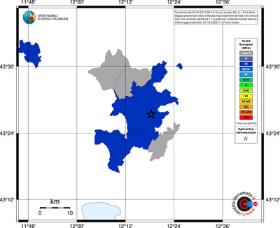 Mappa EMS - territori comuni