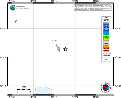 Mappa MCS - territori località
