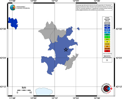Mappa MCS - territori comuni