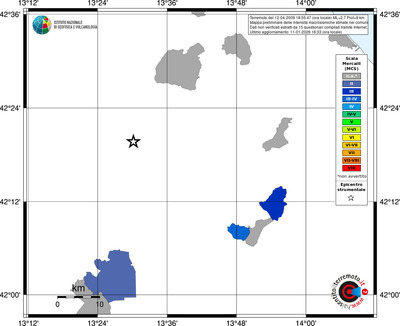 Mappa MCS - territori comuni